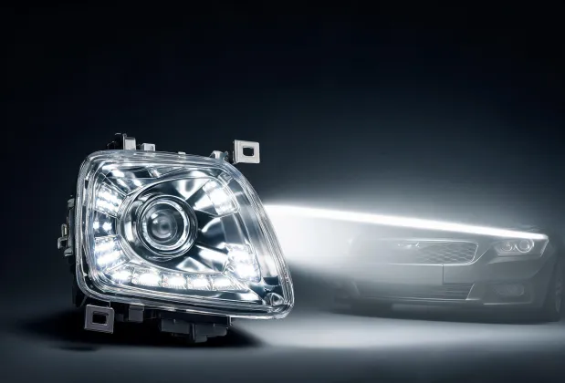 Morimoto LED headlight assembly